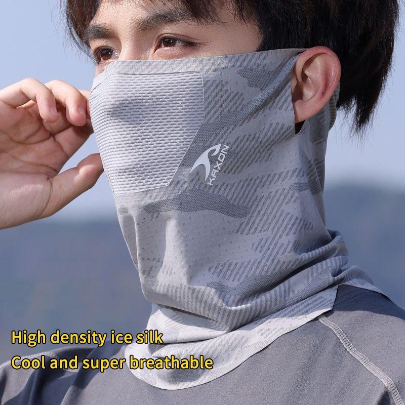 Ice Silk Summer Face Mask with - Sports Mask Breathable 评论和价格