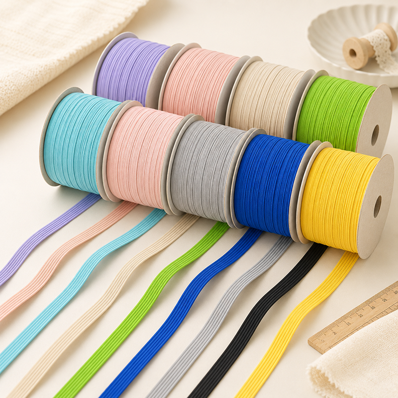 30Meters 6mm Flat Elastic Band - Mask Lanyard Adjustable 评论和价格