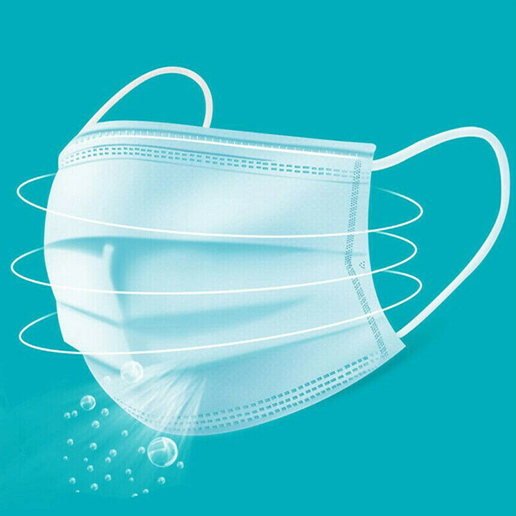 50piece Safe And Professional  - Disposable Mask Blue 评论和价格