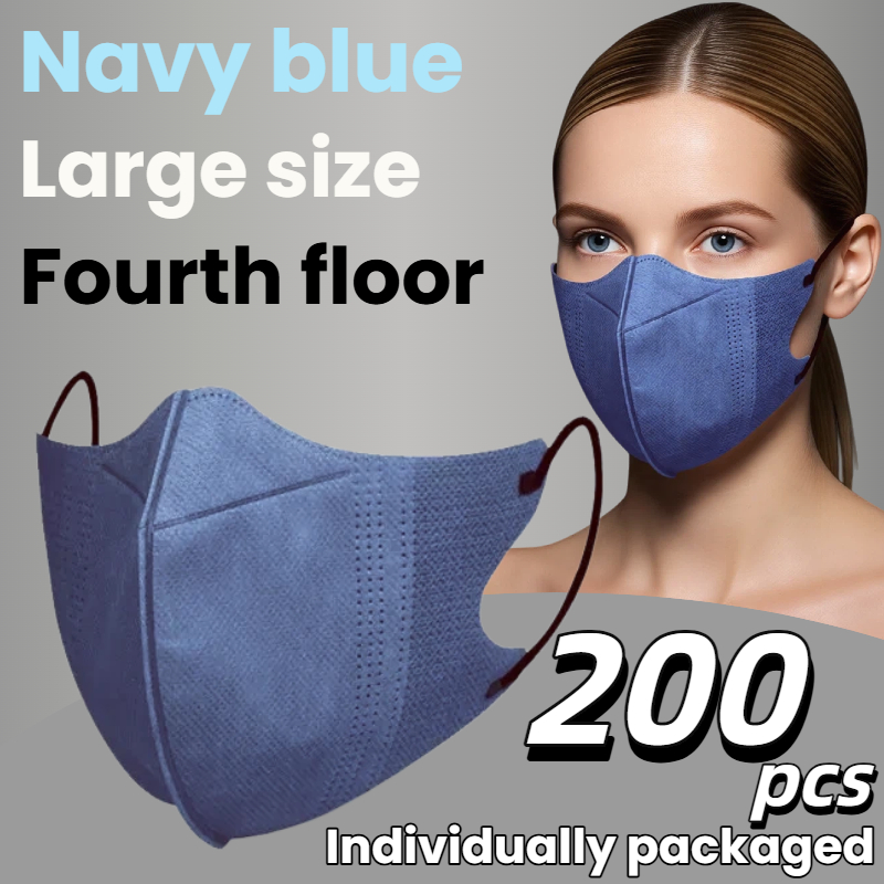 200Pcs/3D Three-Dimensional Da - Disposable Mask Blue 评论和价格