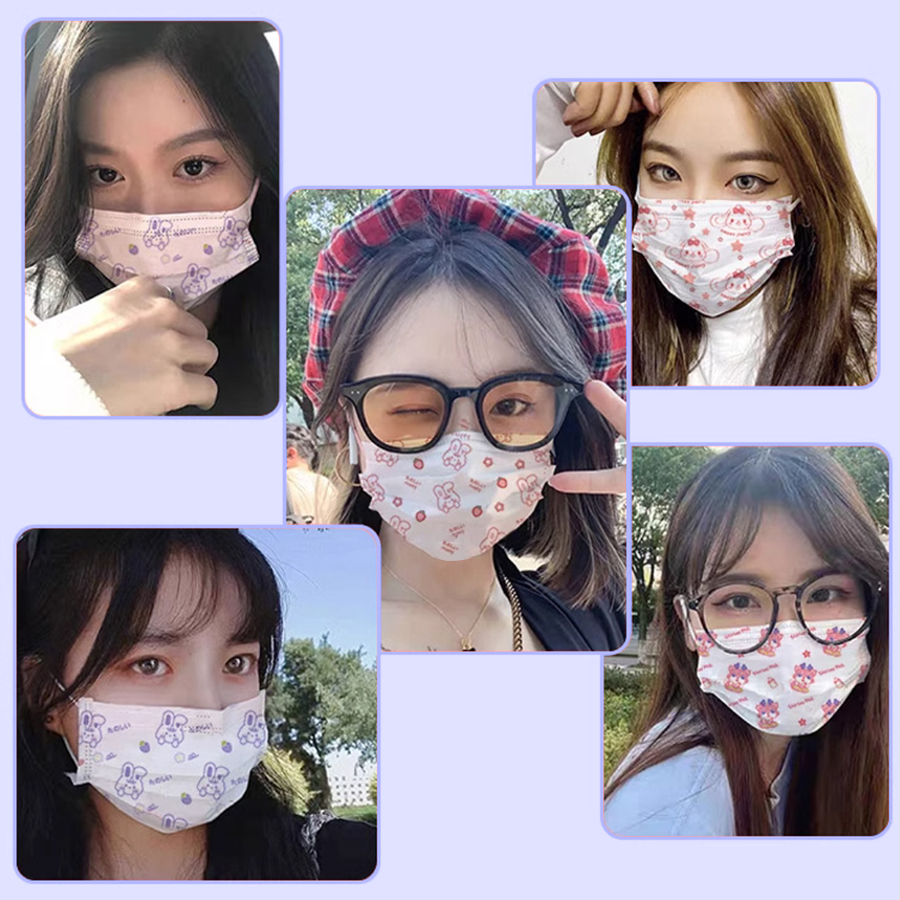 Cartoon Face Mask Adult Childr - Kids Face Mask 评论和价格