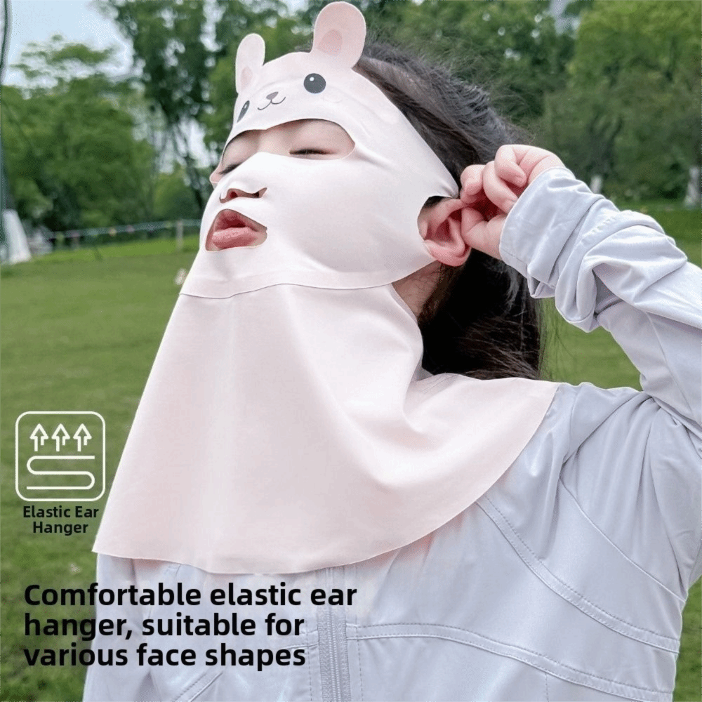 Rabbit Design Kids Sun Protect - Kids Face Mask 评论和价格