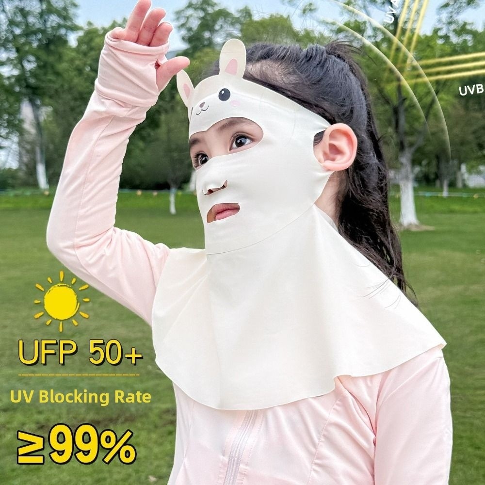 Rabbit Design Kids Sun Protect - Kids Face Mask 评论和价格