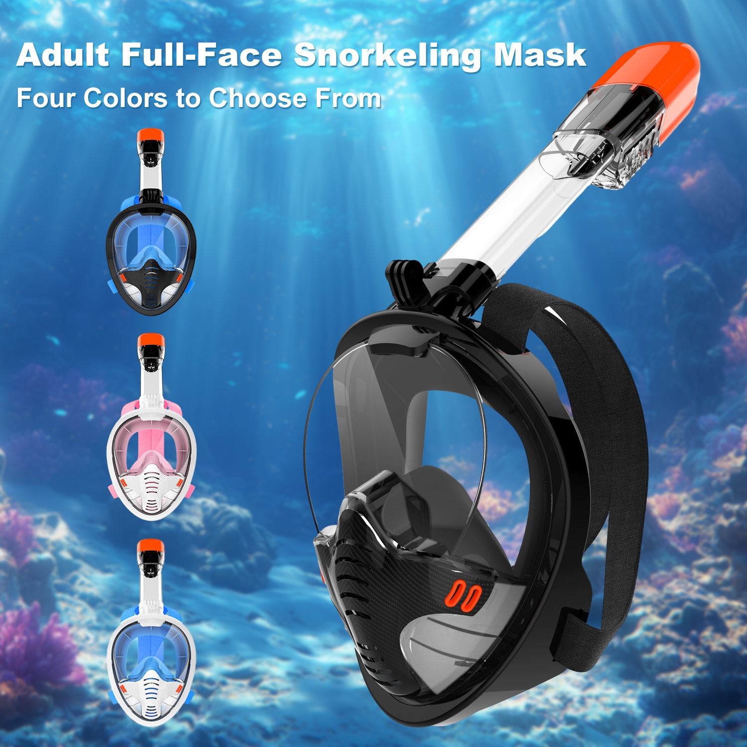 Underwater Scuba Anti Fog Full - Anti Pollution Mask 评论和价格