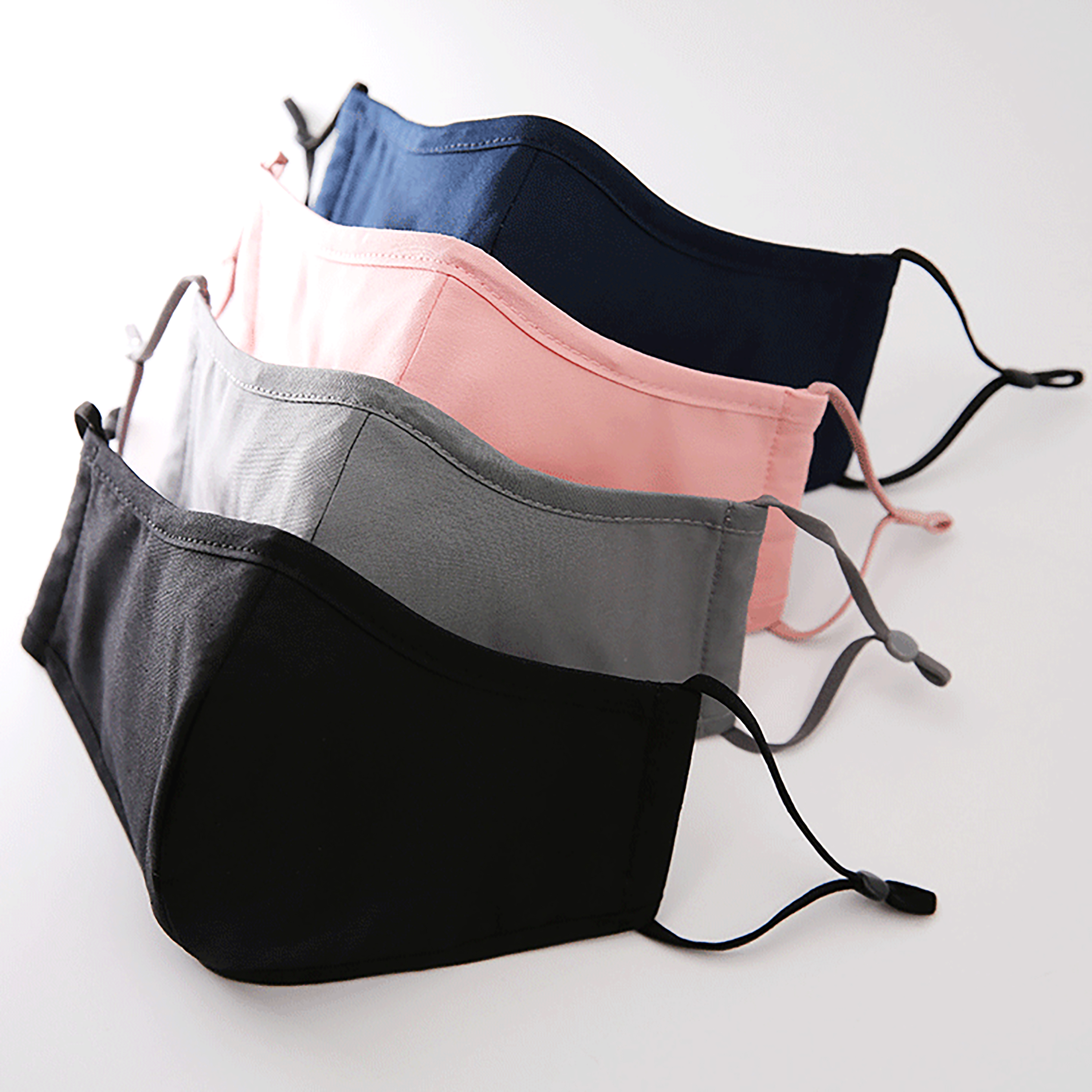 4 Styles New Upgrade Cotton Fa - Cloth Face Mask Washable 评论和价格