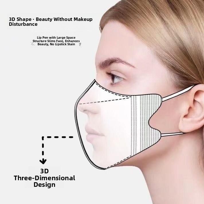 Milk White Breathable Thin Ste - Disposable Surgical Mask 评论和价格