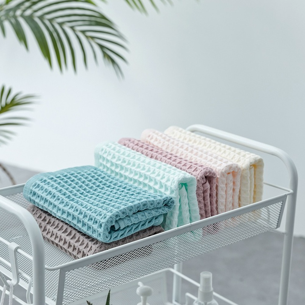 1Pcs Waffle Soft Face Towels f - Cloth Face Mask Washable 评论和价格