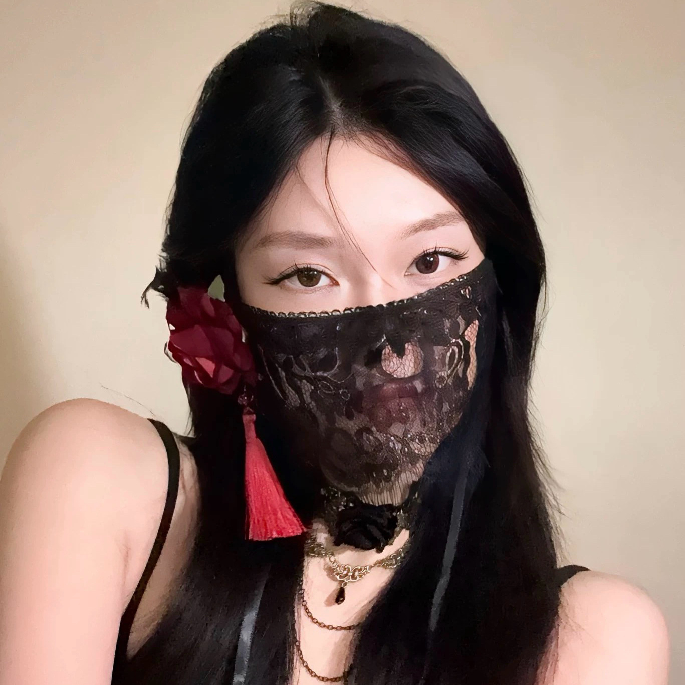 2026 New Black Flower Half Fac - Respirator Half Face 评论和价格