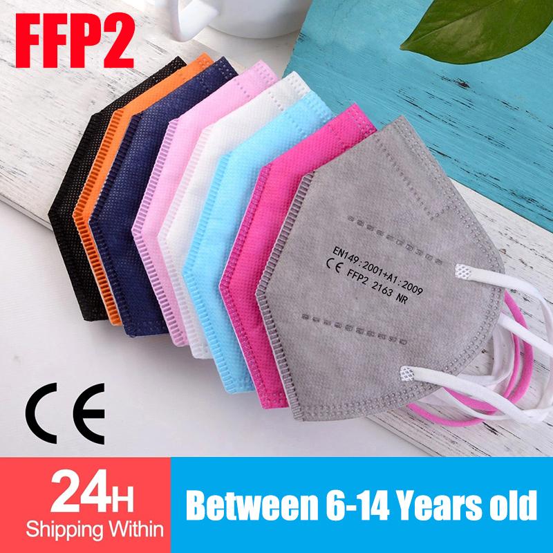 10-100pcs Kids KN95 Mask Child - Disposable Surgical Mask 评论和价格