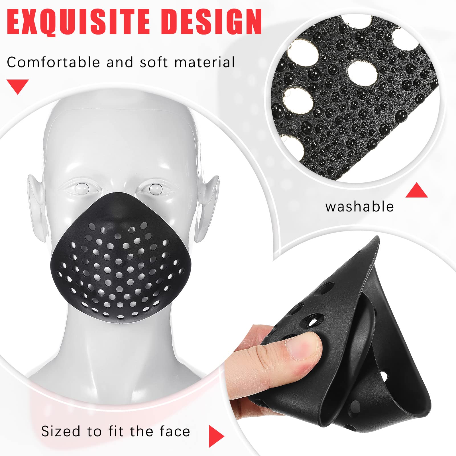 Half Face Bracket Silicone Mas - Silicone Mask Bracket 评论和价格