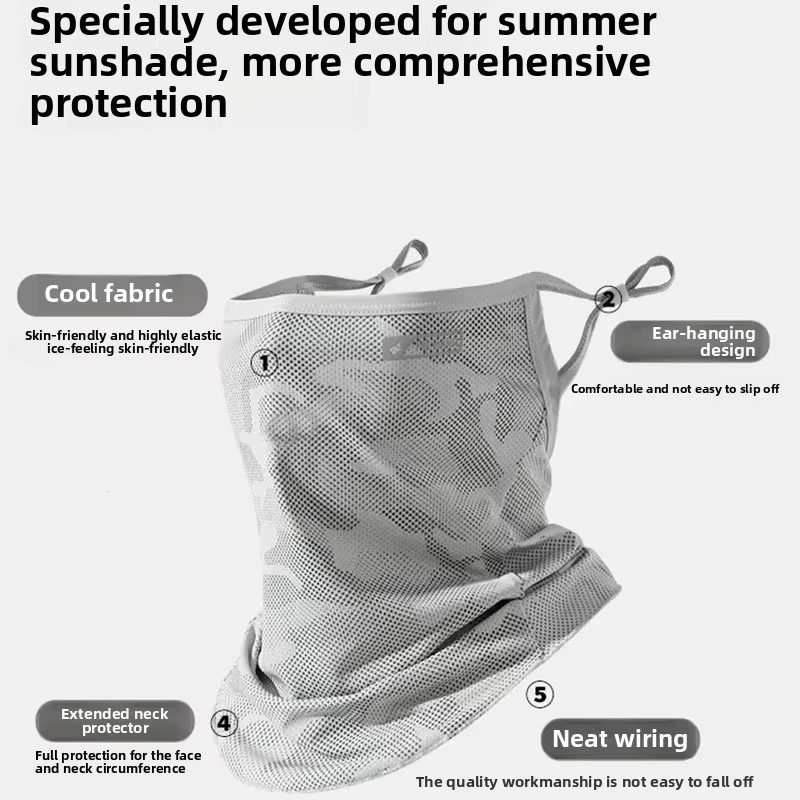 Cycling Mask Anti-UV Sunscreen - Sports Mask Breathable 评论和价格