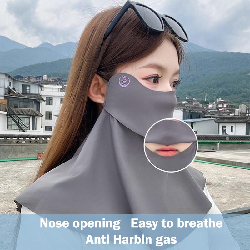 Summer Ice Silk Face Gini Full - Sports Mask Breathable 评论和价格