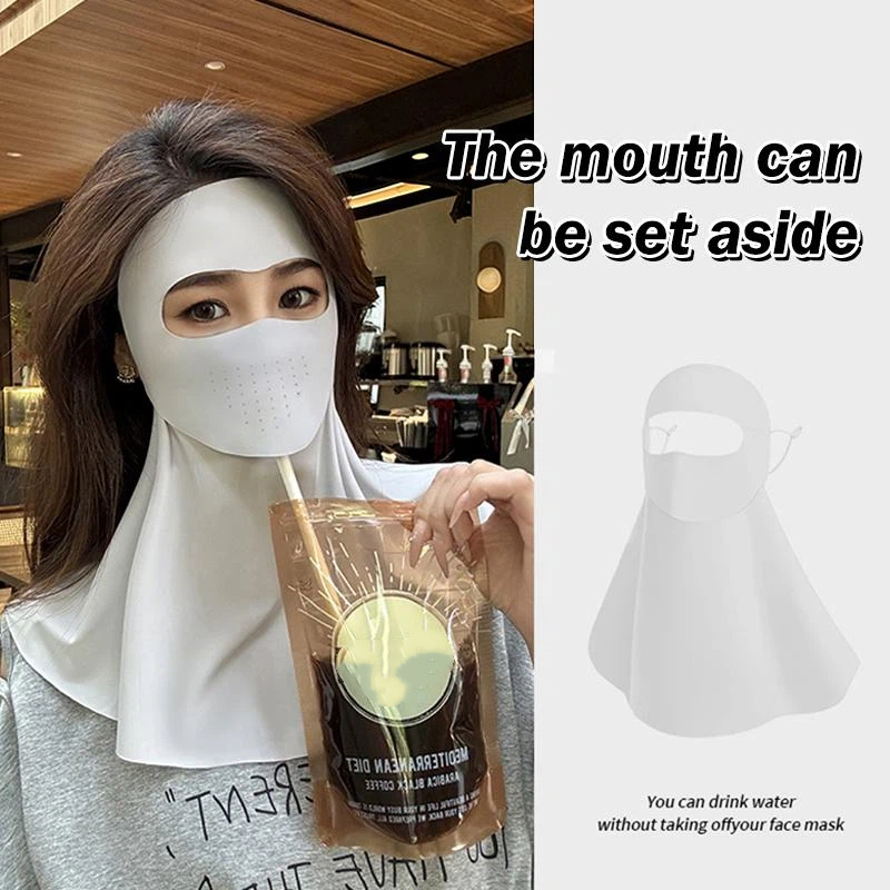 Summer Ice Silk Face Gini Full - Sports Mask Breathable 评论和价格