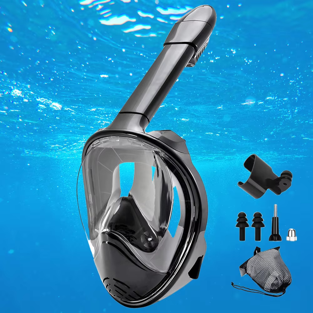 Full Face Snorkel Mask Snorkel - Anti Pollution Mask 评论和价格